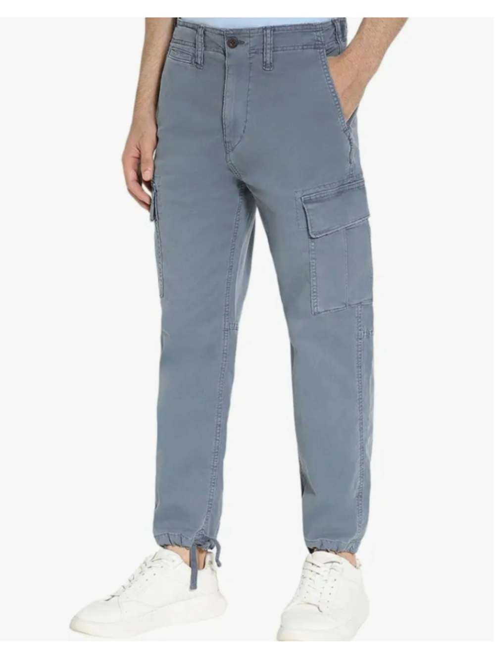 American Eagle Gray Lived-In Cargo Flex Pants Men's Size 28/28 NWT